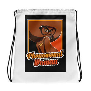 Phenomenal Woman Drawstring bag