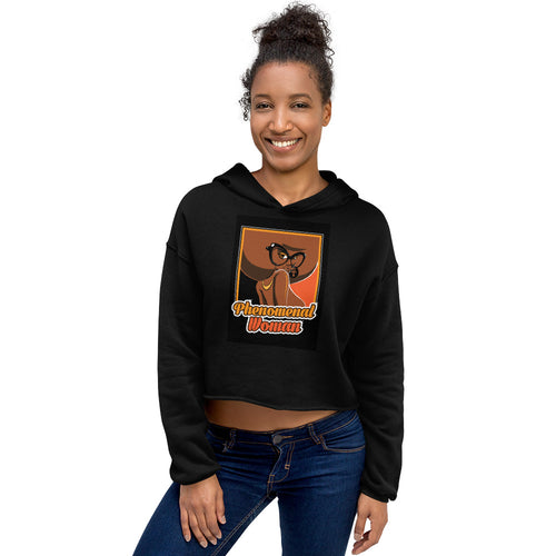 Phenomenal Woman Crop Hoodie